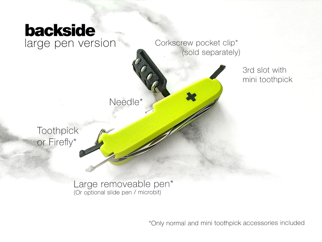 Victorinox 91mm Flashlight / Whistle 9 Tool Super Scale for Swiss Army Knife