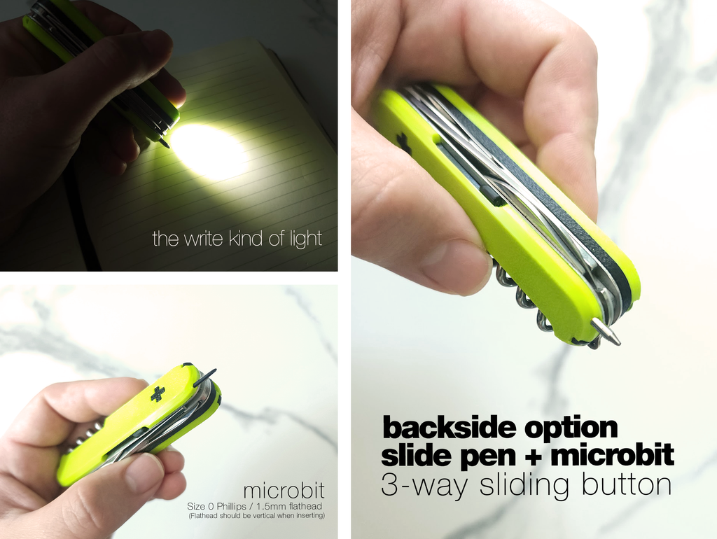Victorinox 91mm Flashlight / Whistle 9 Tool Super Scale for Swiss Army Knife
